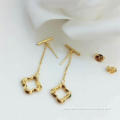 Lucky Leaf Earring 18K